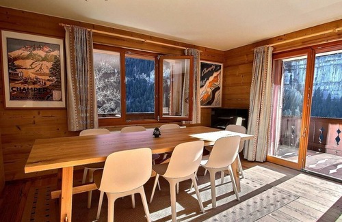 Champery Apartment | Nice apartment with 2 bedrooms, kitchen fully renovated in 2018, wifi, and parking space at 100m fro