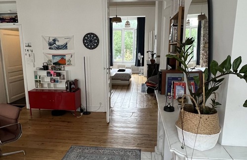 Postel House | Nice arty Apartment, in a old fashion house of Ixelles in Center Brussels
