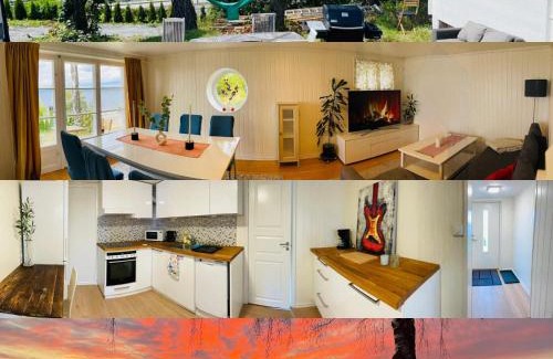 Oslo Apartment | Nice Family Friendly apartment 2 bed Rooms with sea view located in Nordstrand for 5 guests with a garden and grill with sea view just beside the apartment