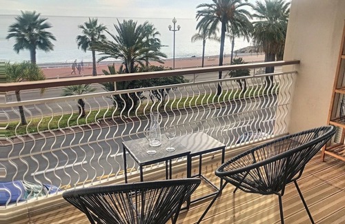 Fabron Apartment | Nice/Magnificent F1 Front of Sea- AC - Balcony