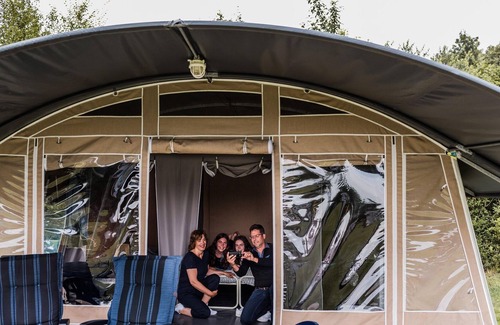 Amen House | Nice tent lodge on the edge of the Drentsche Aa National Park, 11 km from Assen