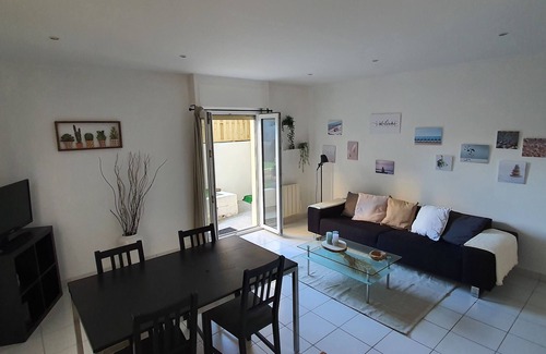 Nice Apartment | Nice: Very bright 80m2 3-room apartment with garden