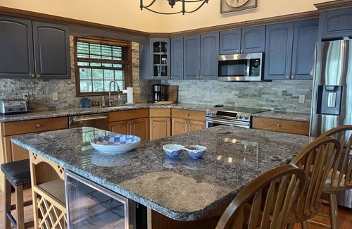 Locust Lake Village House | nLuxury LAKEFRONT - Private Beach/Dock/Hot Tub/Sauna, and Skiing minutes away
