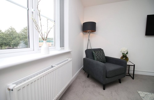 Bon-y-maen Apartment | No.43 Stadium Views by Stay South Wales - Free Parking