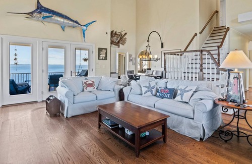 Morehead City House | Noelle's View- Sound Front Home with Dock