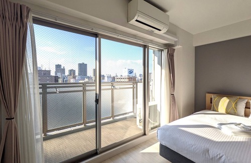 Tennoji Hotel | Nonsmoking Top floor Double bed x2 Standard /Osaka Ōsaka