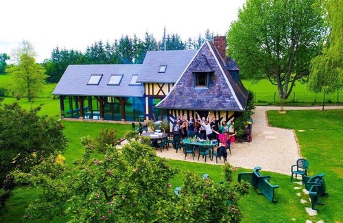 Epaignes Villa | Norman houses for 12 pers.- Heated swimming pool - 30 km from the Normandy coast