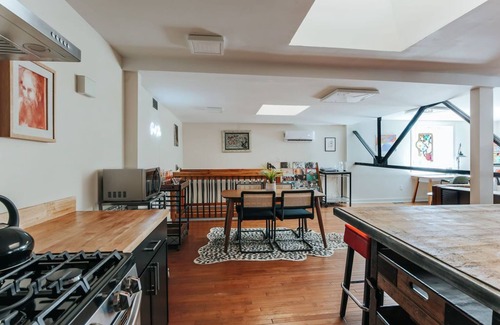 Staunton Apartment | North Central Loft: Sauna + Walk Downtown