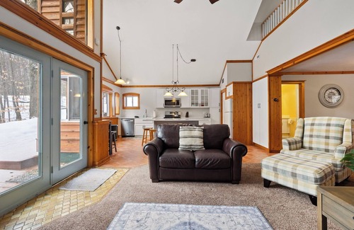 Boyne City House | Northern Michigan Cabin with Private Hot Tub | Pet Friendly | Sleeps 12