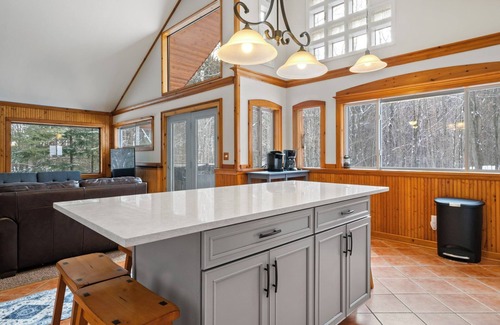Boyne City House | Northern Michigan Cabin with Private Hot Tub | Pet Friendly | Sleeps 12