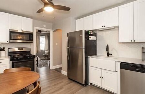 Norwood Apartment | Norwood Charm: Sleek 2BR, Ideal Location & Comfort