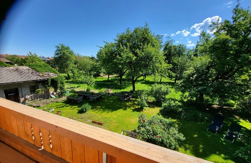 Grassau Apartment | Nr 3 Family room for 2-4 persons, shower/WC with balcony
