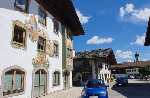 Wallgau Apartment | "Nr. 5" Apartment Karwendelblick, 1 bedroom, shower, WC - Sabine, house