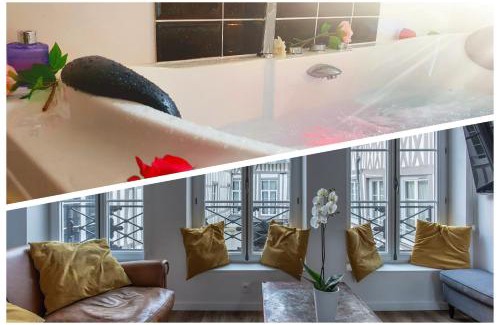 Rouen City Centre Apartment | Nuit Zen Rouen - Jacuzzi - Centre Historique