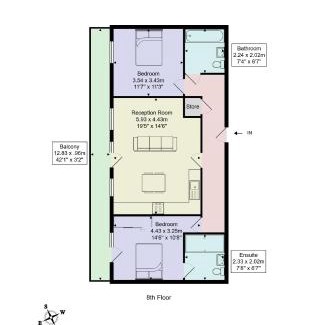 Dartford Apartment | Oasis 2 Bed 2 bathroom Dartford Flat Holiday London Mins from Bluewater and Station with 500mb Wifi