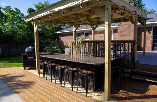 Wilmington House | Oasis in the middle of town for large groups with pool and 2 Master bedrooms.