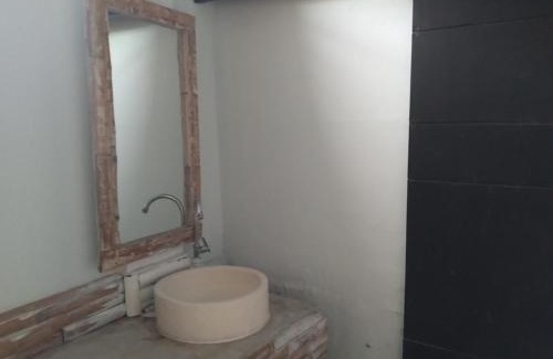 Canggu House | Obsidian Gym Retreat Rustic 2BR Villa with Pool