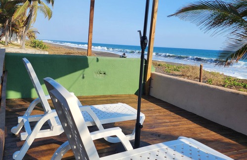 Monterrico House | Ocean access waterfront home with TIKI Ranch and Pool. Pet friendly!