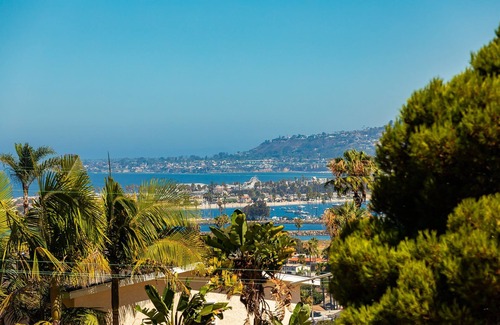 Point Loma Heights Cottage | Ocean Beach Spanish Cottage with Ocean Views and spacious yard
