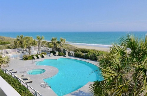 Indian Beach Condo | Ocean Club H203 - 2BR 2BA Almost Oceanfront Condo