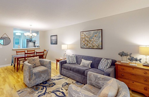 Brewster Condo | Ocean Edge Resort ground-floor condo with access to pools, hot tub, & tennis