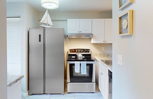 Brewster Condo | Ocean Edge Resort ground-floor condo with access to pools, hot tub, & tennis