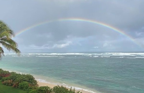 Mokuleia Condo | Ocean Front, Beach Front, 2b/2b, near Haleiwa, North Shore property.