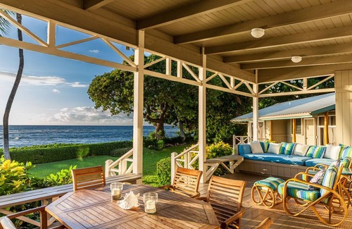 Kamuela House | Ocean Front Home with a Sandy Beach