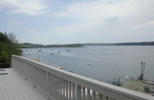 Harpswell House | Ocean Front House with large wharf and dock