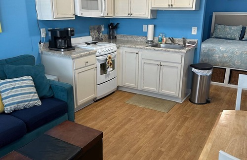 Atlantic Beach Apartment | Ocean Sands Condo - Steps Away to a Private Beach - Linens Included