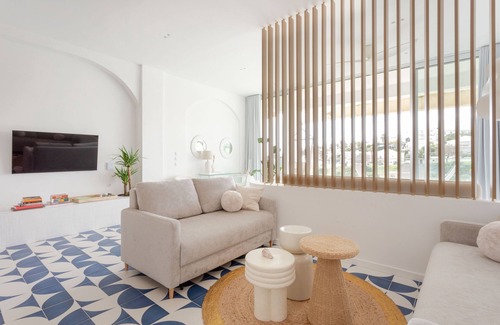 Porto de Mos Apartment | Ocean Studio by ENDLESS SUN modern comfort, seaview, wifi, parking, rooftop pool