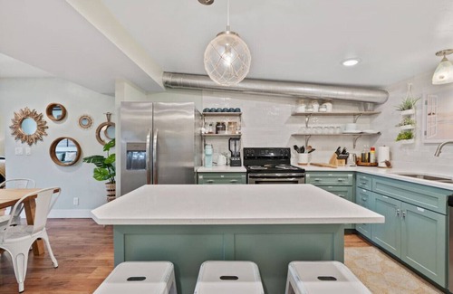 Rexburg Apartment | Ocean-Themed Family Getaway in Downtown Rexburg | Sleeps 12 | BYU-Idaho Nearby