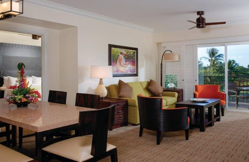 Poipu Resort | Ocean View 2bdrm villa Marriott Waiohai Beach Club - Direct Resort Rentals