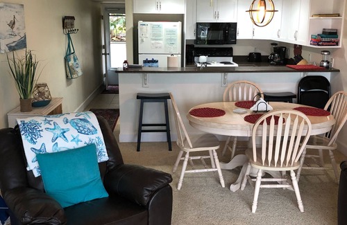 New Smyrna Beach House | Ocean View, 2BR-2BA GREAT RATE GUARANTEE! Beach Chairs, Pickleball, Fall Deals!