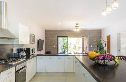 Tulsayab Villa | ocean view 4 BB villa with big pool in front of the beach in Tulum. sleeps 12