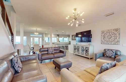 Butler Beach House | Ocean view 'Atlantic dream' w/pool & spa, wraparound balcony, steps to beach