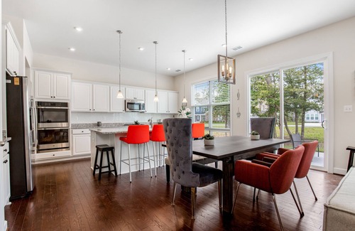 Frankford House | Ocean View Beach Club designer home with bikes, resort-style pool, sauna & gym