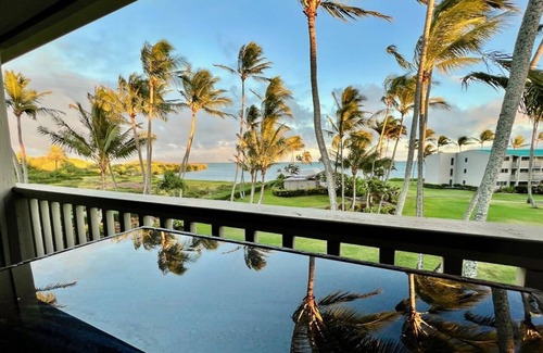 Ualapue Condo | Ocean view condo with shaded lana'i, WiFi & shared pool, tennis, grills, cabana