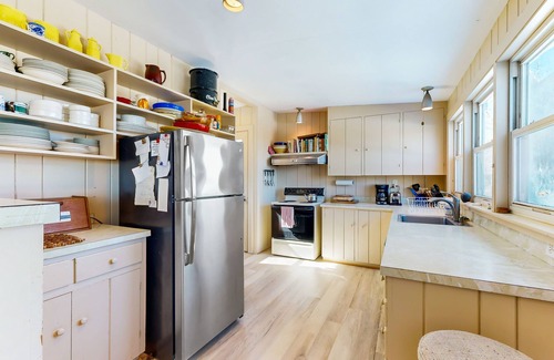 Barnstable House | Ocean-view home with private beach, streaming, grill, outdoor shower, deck, & AC