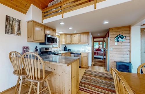 Brookings House | Ocean-view home with private hot tub, amazing deck, & prime location