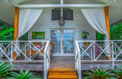 Punta Uva Cottage | Ocean view luxury property, AC, pool in the jungle at short walk to the beach.