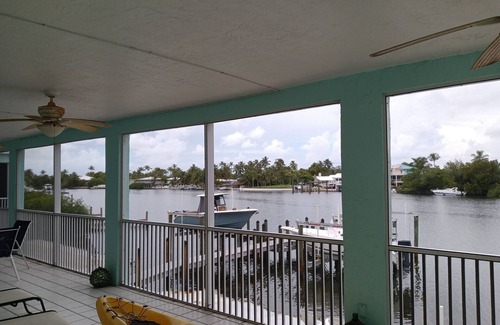 Lower Matecumbe Key Condo | Ocean View with protected dock on lagoon with private boat ramp