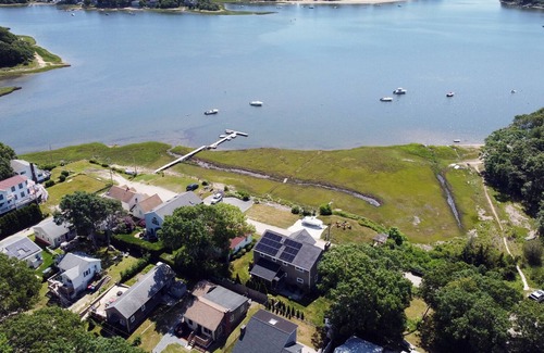 Wareham House | Ocean views from front porch and rear patio, walking distance to Agawam Beach.