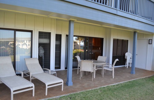 Poipu Condo | Ocean Views from this 2 bdrm/2 Bath Ground Floor Family Friendly Condo