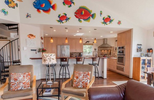Manzanita House | Ocean Views! Large Unique home with wrap around deck, 3 bedrooms, large kitchen!