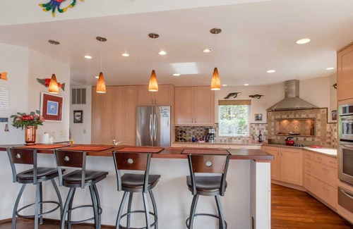 Manzanita House | Ocean Views! Large Unique home with wrap around deck, 3 bedrooms, large kitchen!