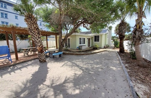 Port Canaveral House | Oceanfront Beach Cottage - Pool, Large Yard, Private Beach Access, Sleeps 12