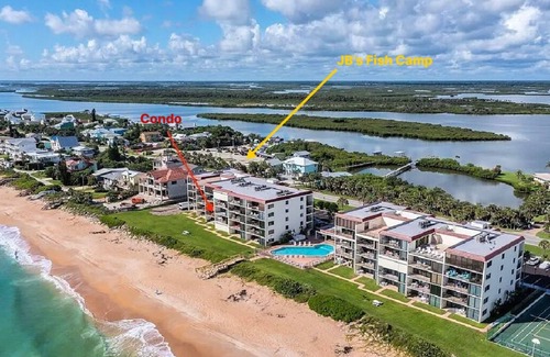 Bethune Beach Condo | Oceanfront condo steps from quiet no drive beach