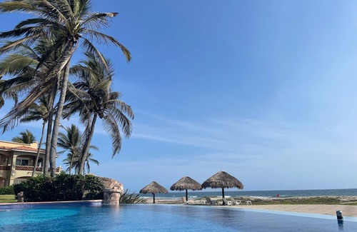 Mazatlan Condo | Oceanfront condo on serene stretch of private coast. Prime spot for 2024 eclipse