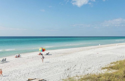 Panama City Beach Condo | Oceanfront condo with scenic balcony! 1/2 Sleeps 6